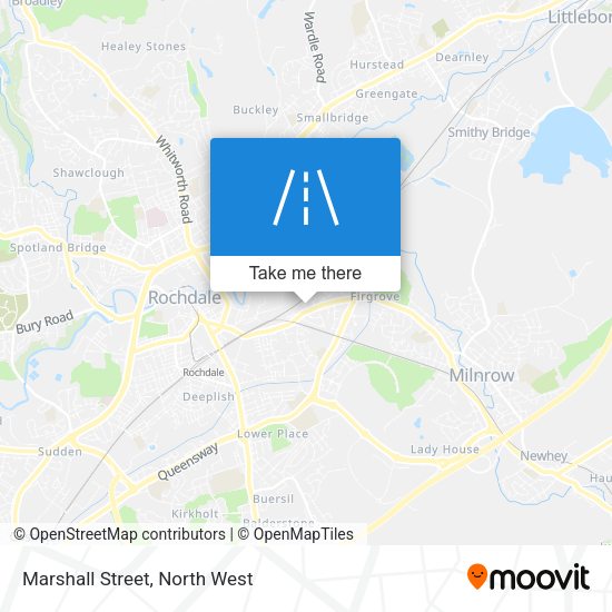 Marshall Street map