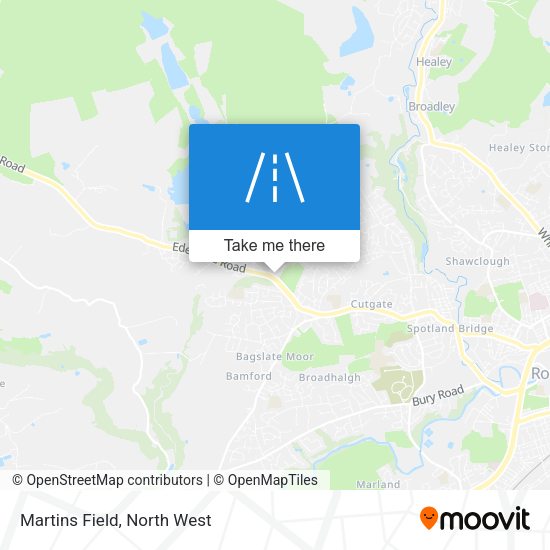 Martins Field map