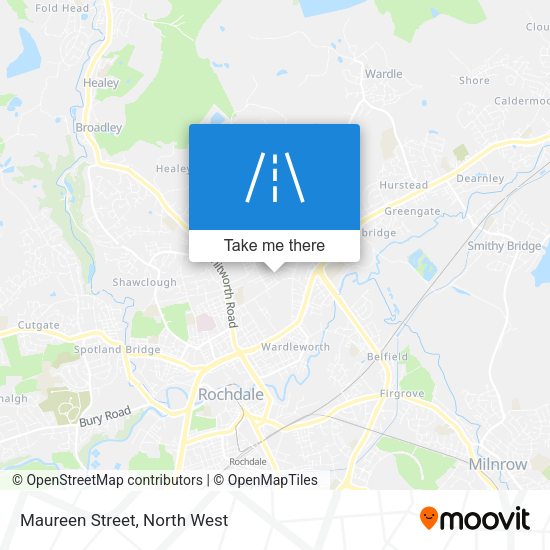 Maureen Street map