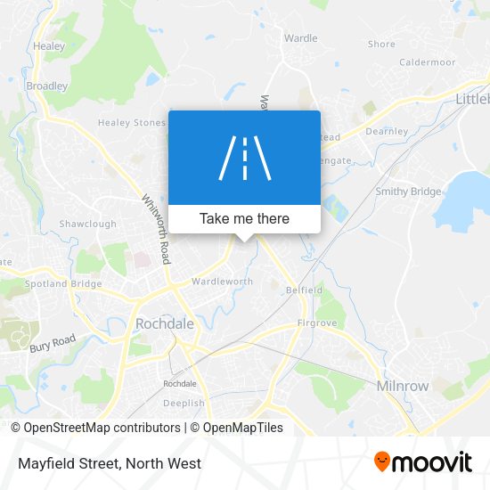 Mayfield Street map