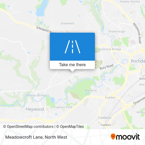 Meadowcroft Lane map