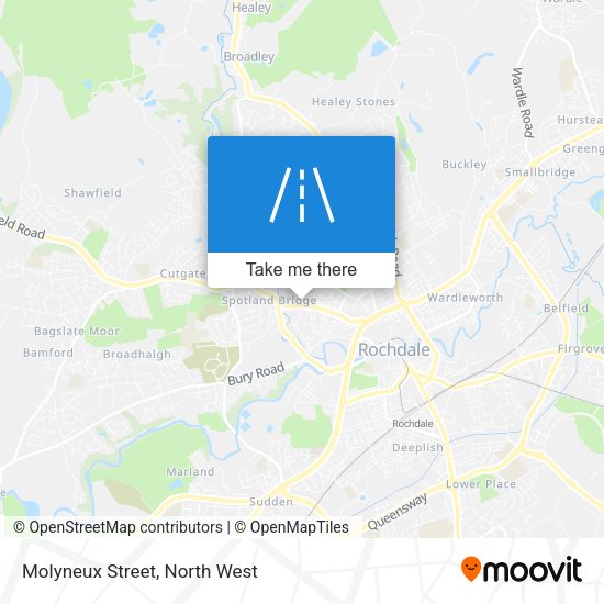 Molyneux Street map