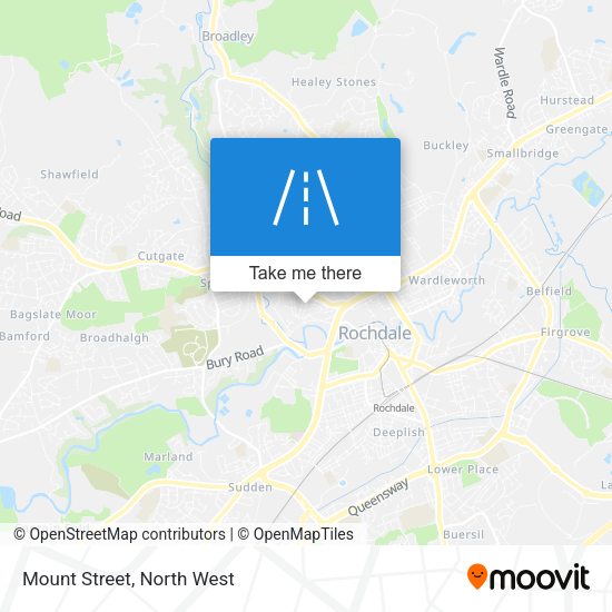 Mount Street map