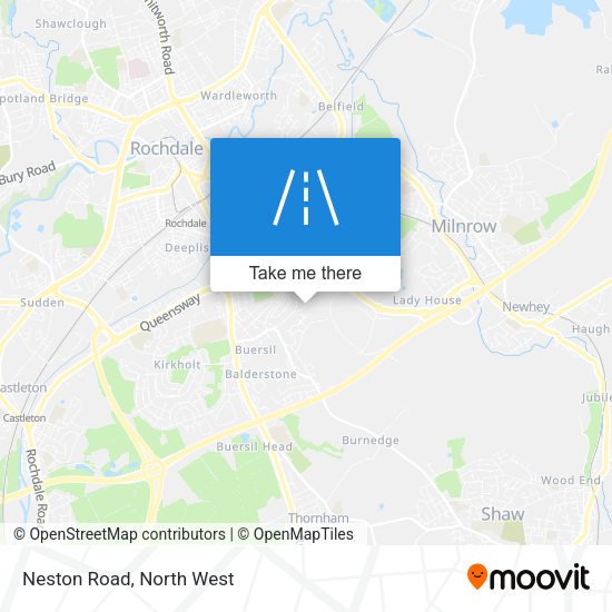 Neston Road map