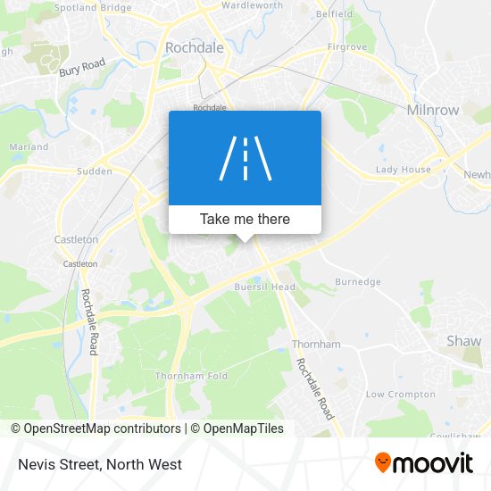 Nevis Street map