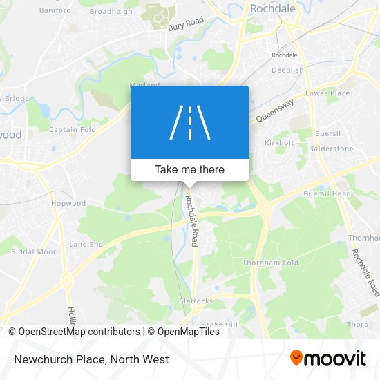 Newchurch Place map