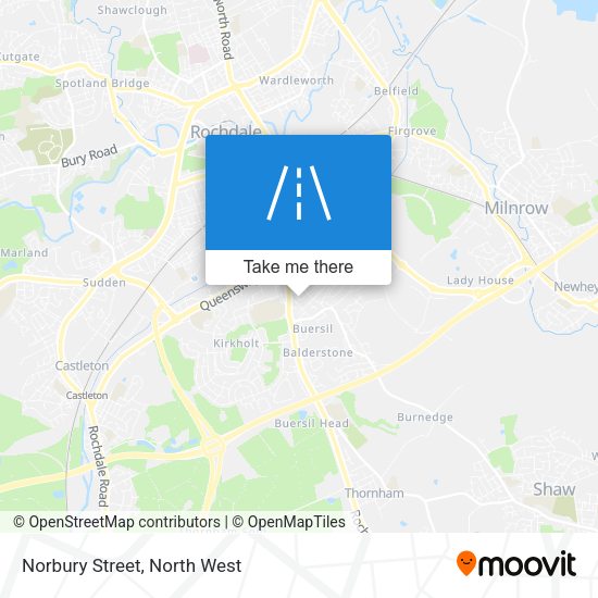 Norbury Street map