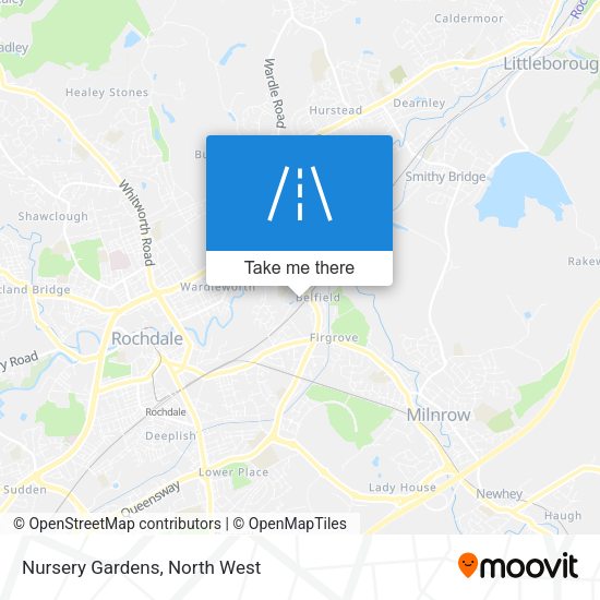 Nursery Gardens map