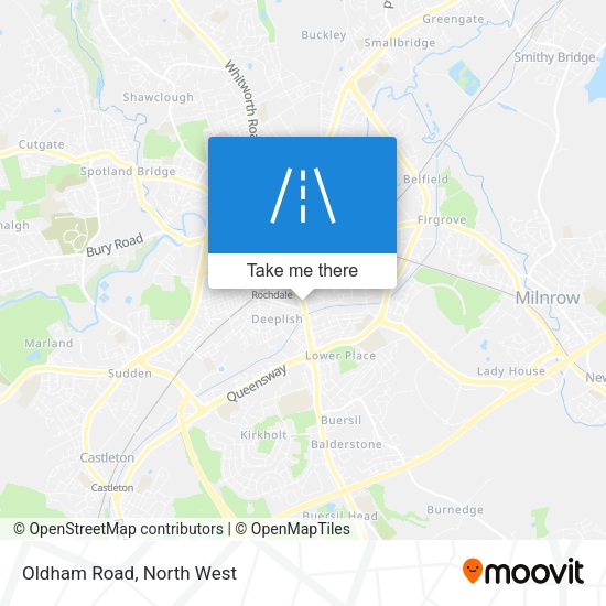 Oldham Road map