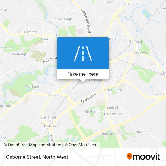 Osborne Street map