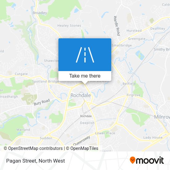 Pagan Street map
