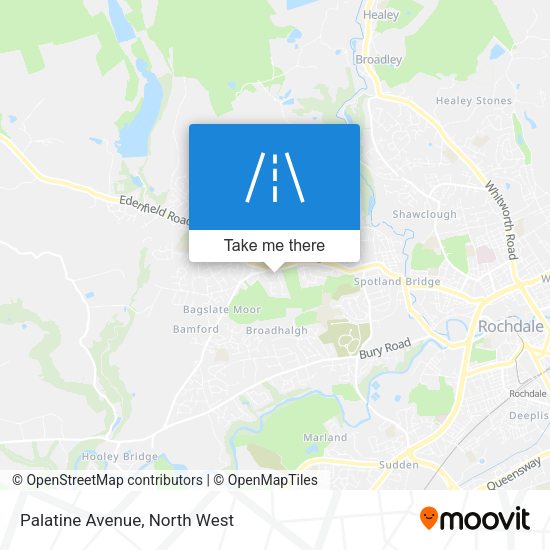 Palatine Avenue map