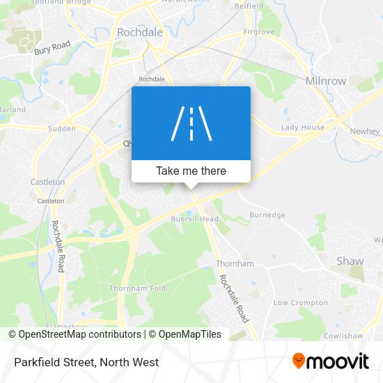Parkfield Street map