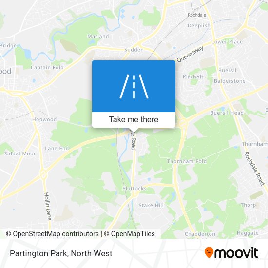 Partington Park map