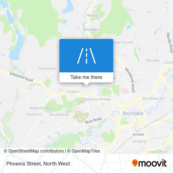 Phoenix Street map