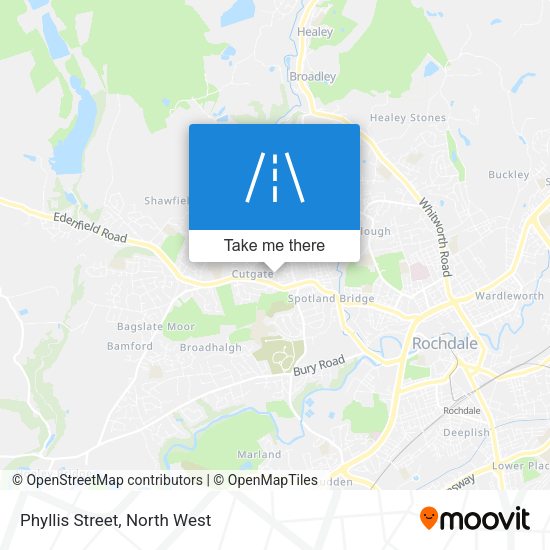 Phyllis Street map