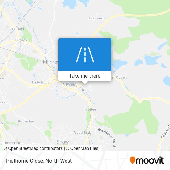 Piethorne Close map