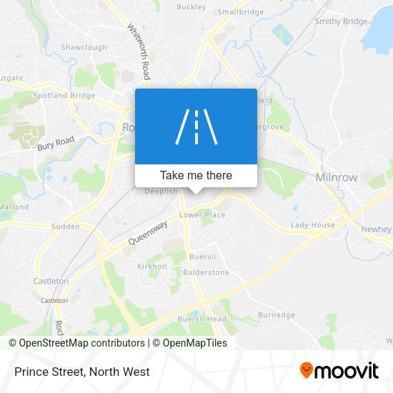 Prince Street map