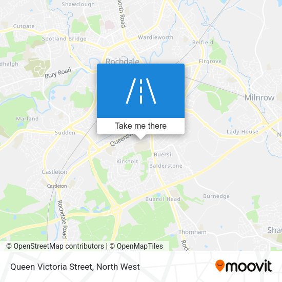 Queen Victoria Street map
