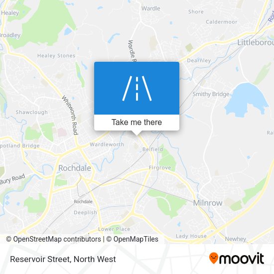 Reservoir Street map