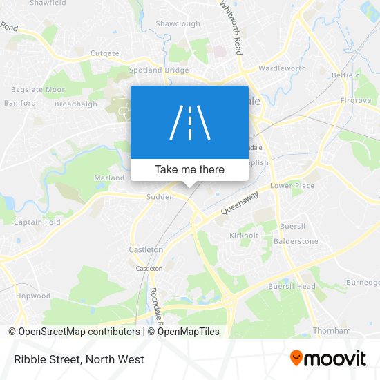 Ribble Street map