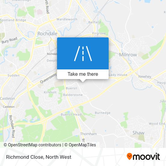 Richmond Close map