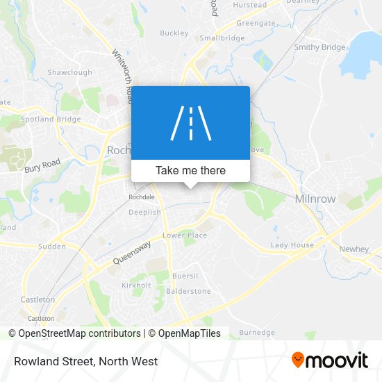 Rowland Street map