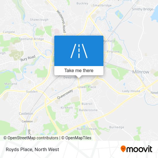 Royds Place map