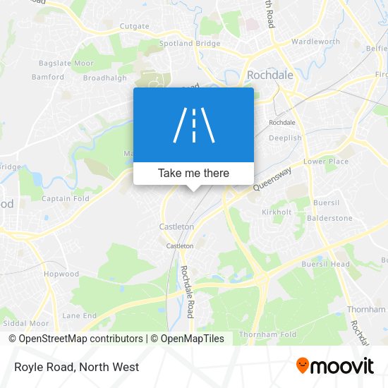 Royle Road map