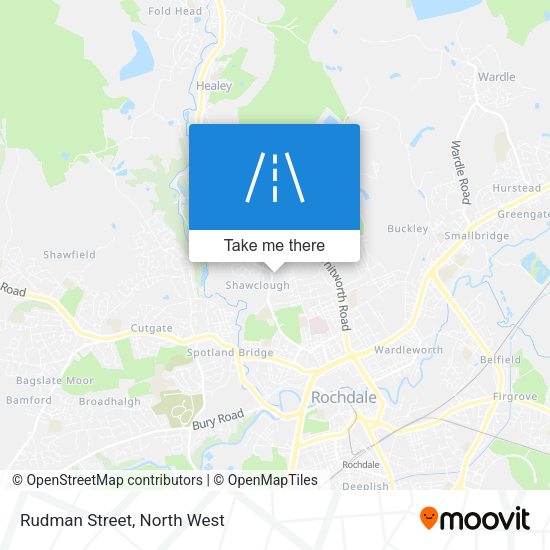 Rudman Street map