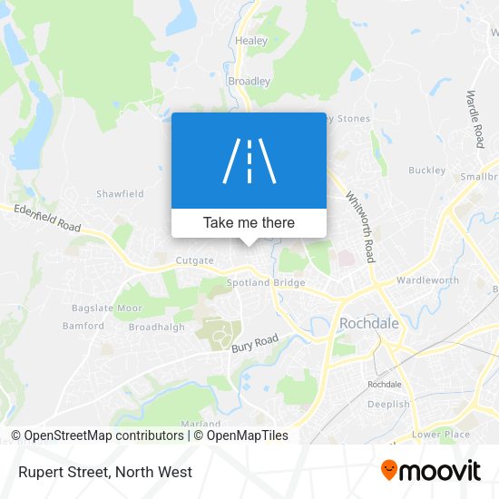 Rupert Street map