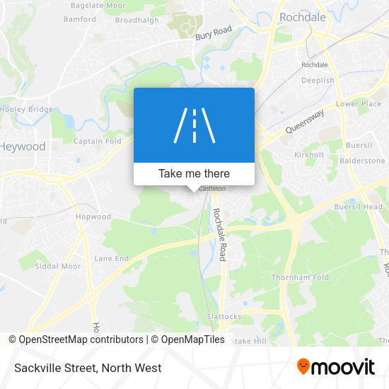 Sackville Street map