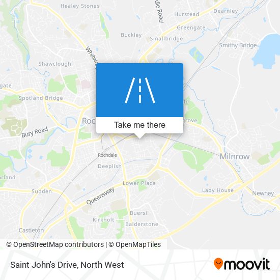 Saint John's Drive map