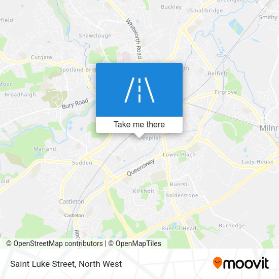 Saint Luke Street map