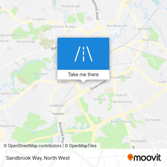 Sandbrook Way map