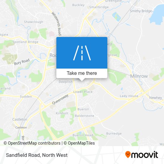 Sandfield Road map