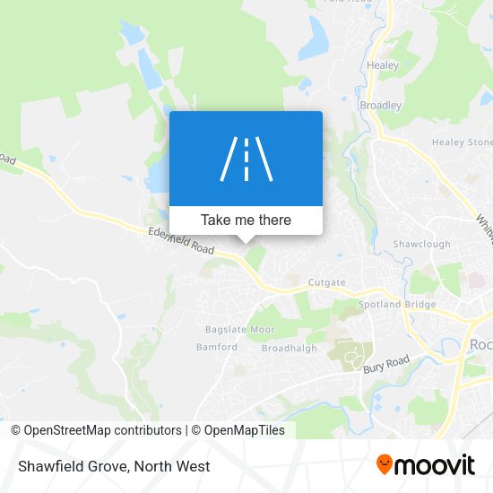 Shawfield Grove map