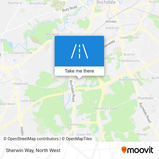 Sherwin Way map