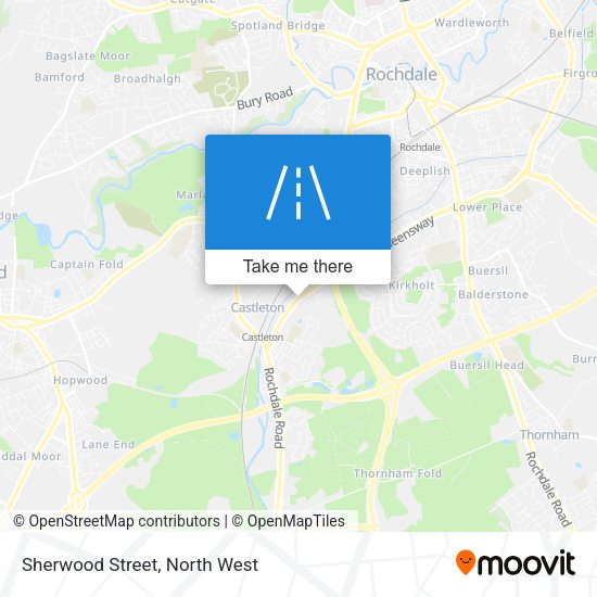 Sherwood Street map