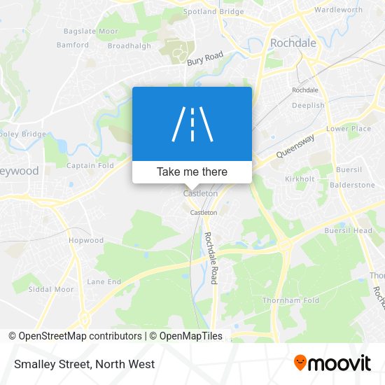 Smalley Street map