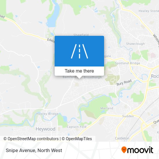 Snipe Avenue map