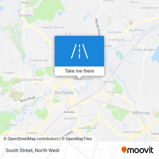 South Street map