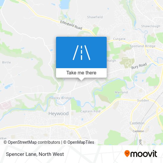 Spencer Lane map