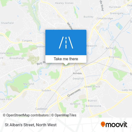 St Alban's Street map
