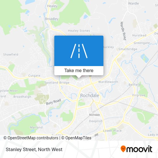 Stanley Street map