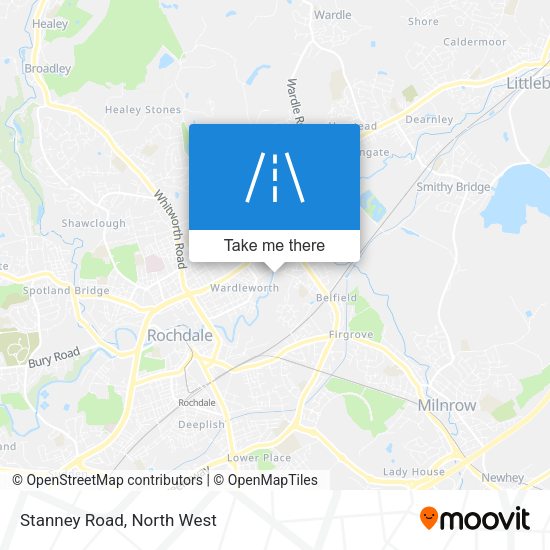 Stanney Road map