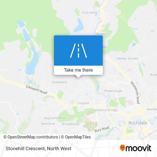 Stonehill Crescent map