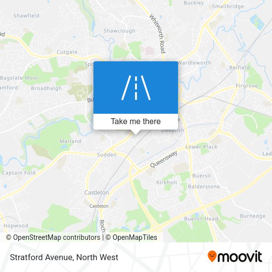 Stratford Avenue map
