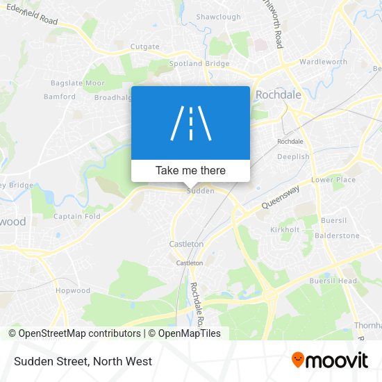 Sudden Street map