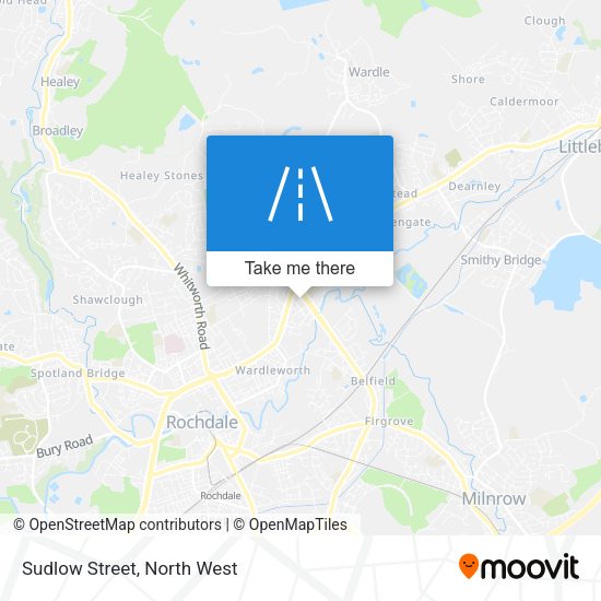 Sudlow Street map